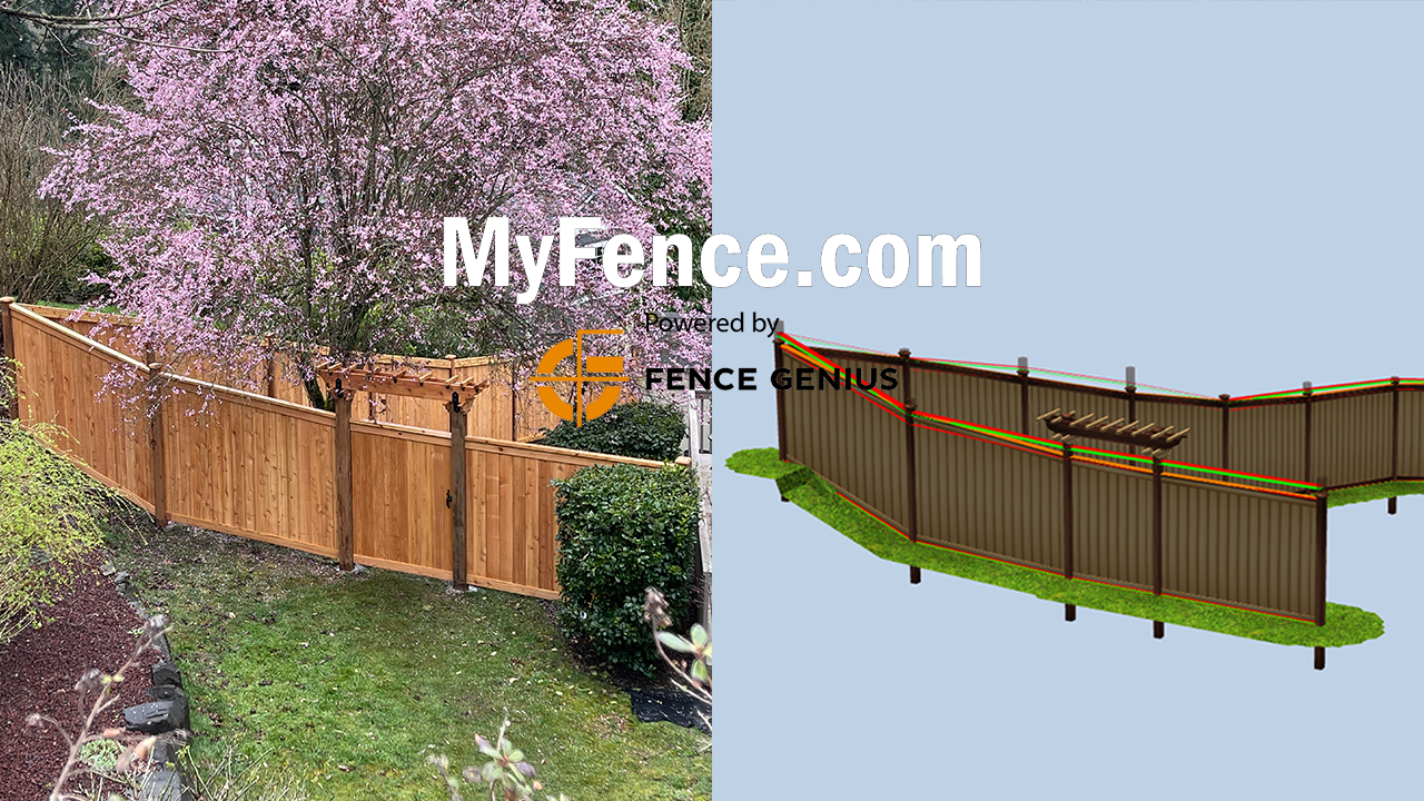 How fence financing works - real fence and 3D design