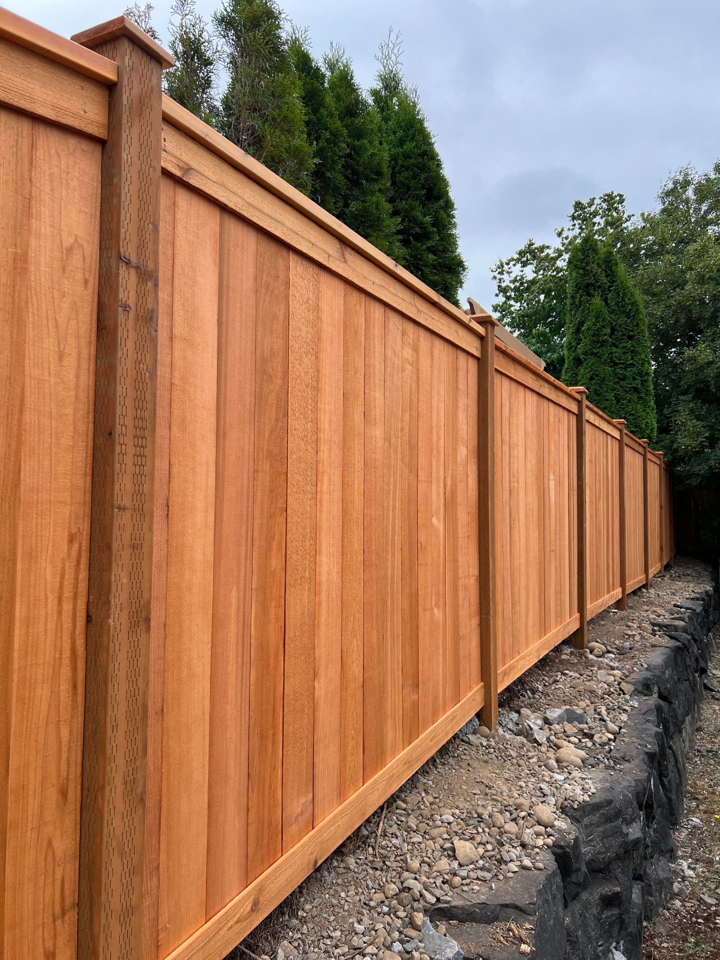 Clear Cedar Fence Boards Upgrade add-on option for Seattle fences by MyFence.com