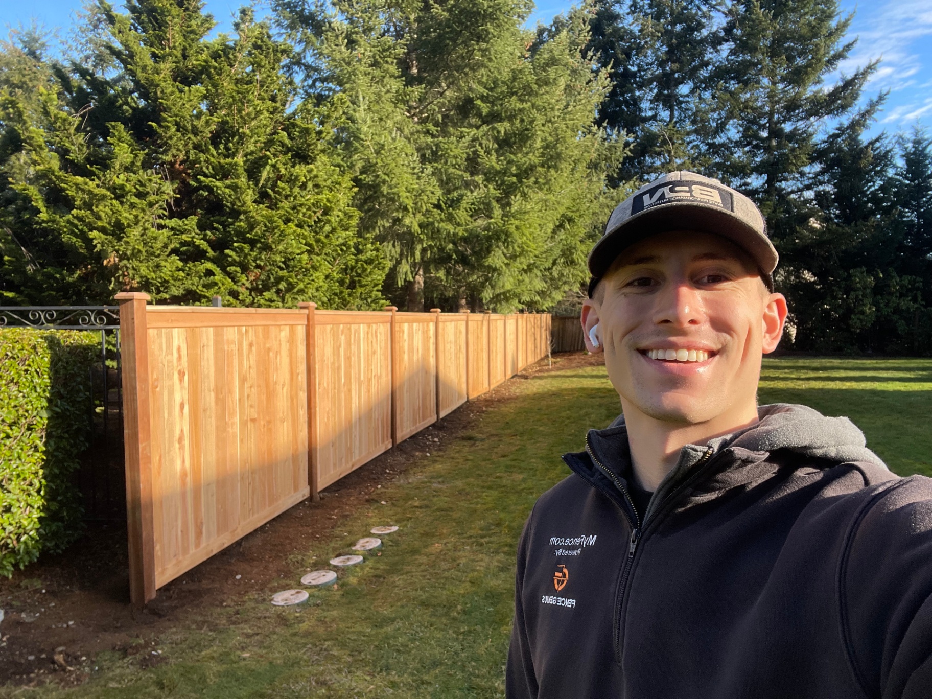 Professional fence installation team showing attention to detail