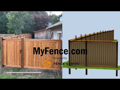 Fence Contractor Using Fence Genius Technology To Rapidly Install Fence