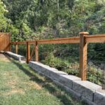 Hog Wire Fence with Behr Stain